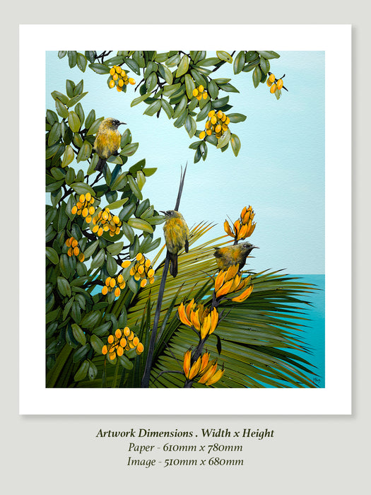 Three's Not A Crowd, It's A Party | Giclée Print